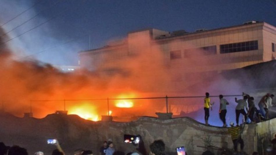 Incendio de hospital en Irak deja al menos 64 muertos