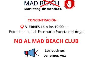 16-J: Protesta vecinal contra el Mad Beach