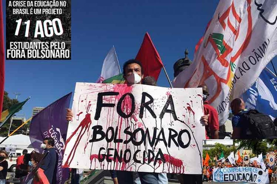 Movilización estudiantil en Brasil contra gobierno de Bolsonaro