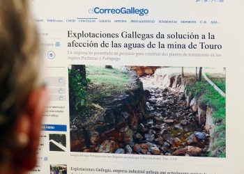 Lluvia de críticas a la manipulación informativa de El Correo Gallego a favor de la mina de Touro