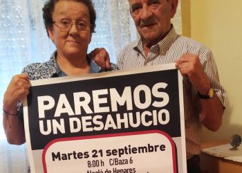 Un matrimonio de 79 años puede perder su casa en Alcalá de Henares por avalar a su hijo