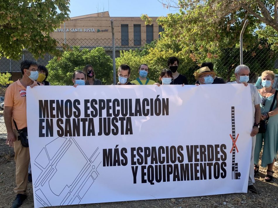 Colectivos sociales advierten del oscurantismo y de la falta de transparencia en el proceso de reforma del entorno de Santa Justa