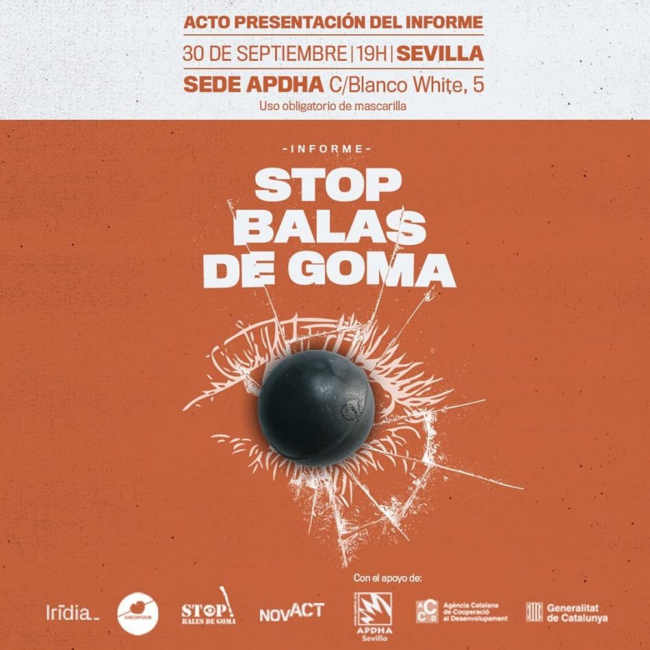 Presentación del informe “Stop balas de goma”