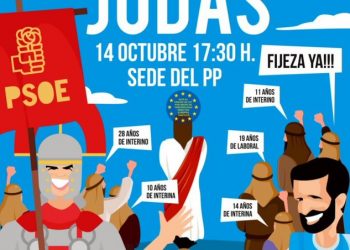 CAEPAT convoca concentraciones frente a las sedes del PP en varias capitales de provincia de Andalucía bajo el lema «Judas»