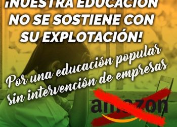 Estudiantes denuncian las donaciones de Amazon a centros educativos como una “estrategia de marketing”