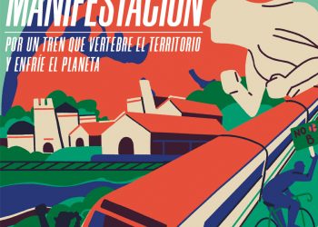 Bicifestación en la Semana de lucha por un tren que vertebre el territorio y enfríe el planeta