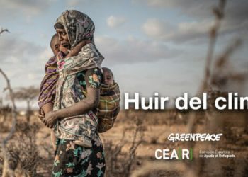 CEAR y Greenpeace alertan de que la crisis climática forzará a huir cada vez a más personas