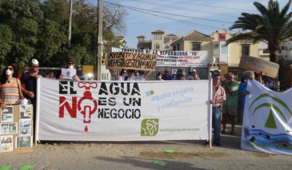 Ecologistas en Acción pide que la nueva depuradora de Sanlúcar incorpore economía circular y una red separativa de aguas