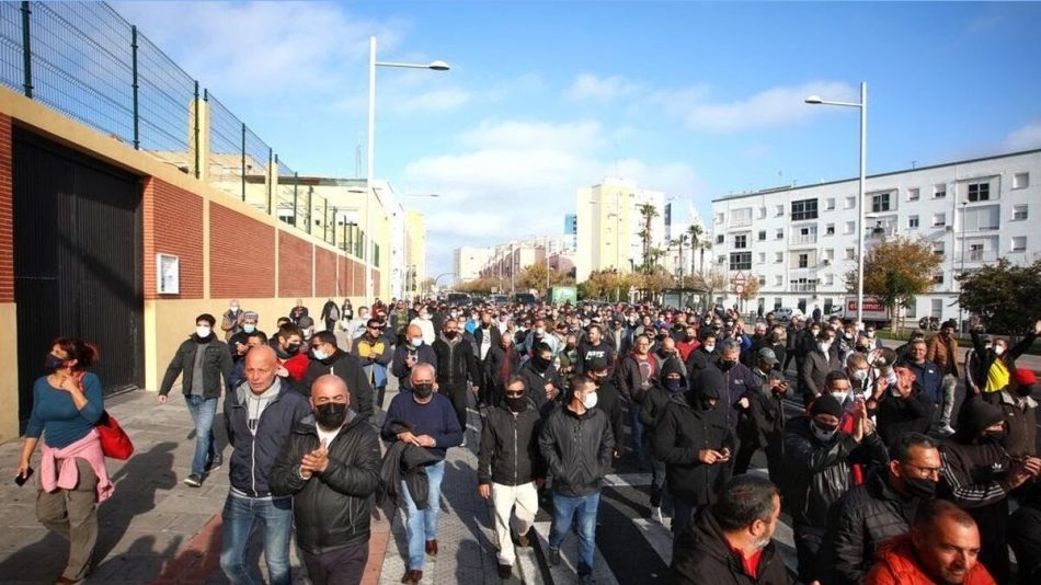 Unidas Podemos promueve una declaración institucional del Congreso de los Diputados en apoyo a los trabajadores del metal de Cádiz