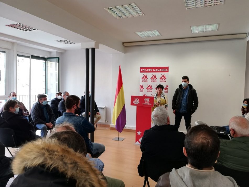 El PCE-EPK Navarra conmemora en Pamplona el centenario del Partido Comunista de España