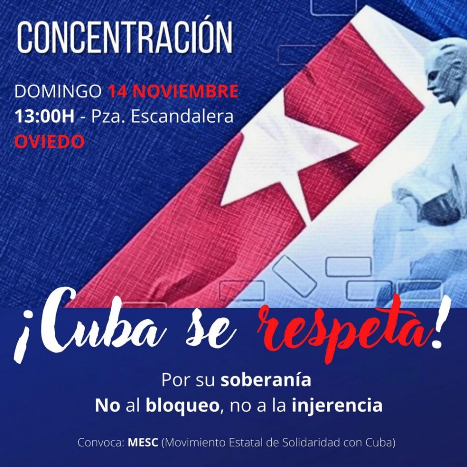 Concentraciones contra el «golpe suave» en Cuba en varias ciudades del Estado español