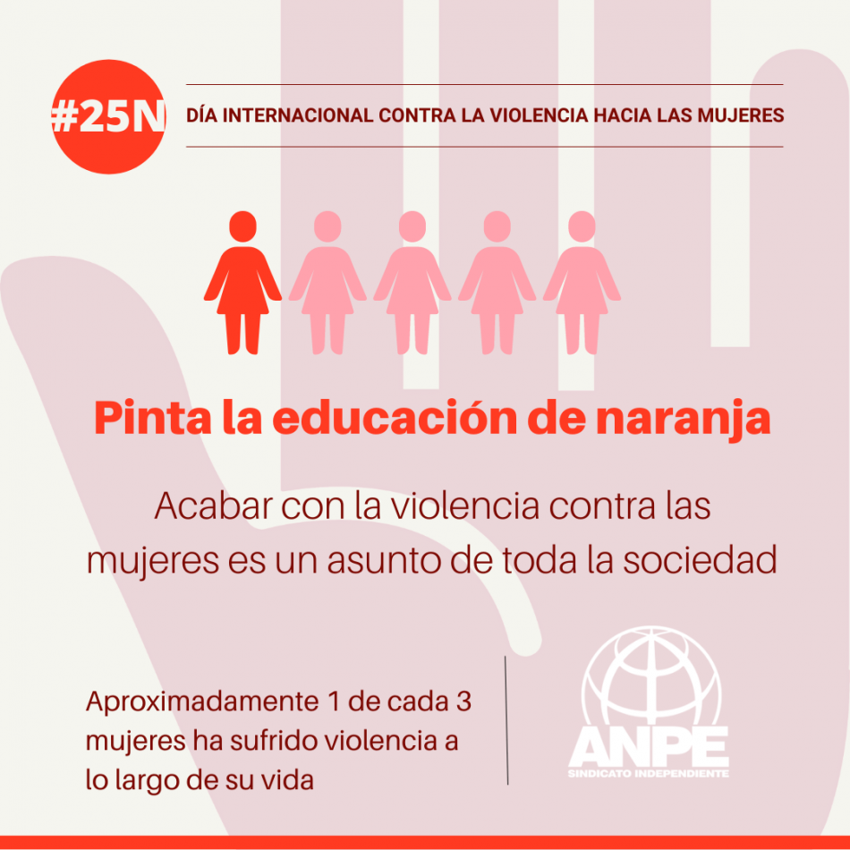 ANPE apuesta por la Educación como herramienta fundamental para erradicar la violencia contra las mujeres