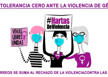 CCOO Correos se suma al rechazo de la violencia contra las mujeres