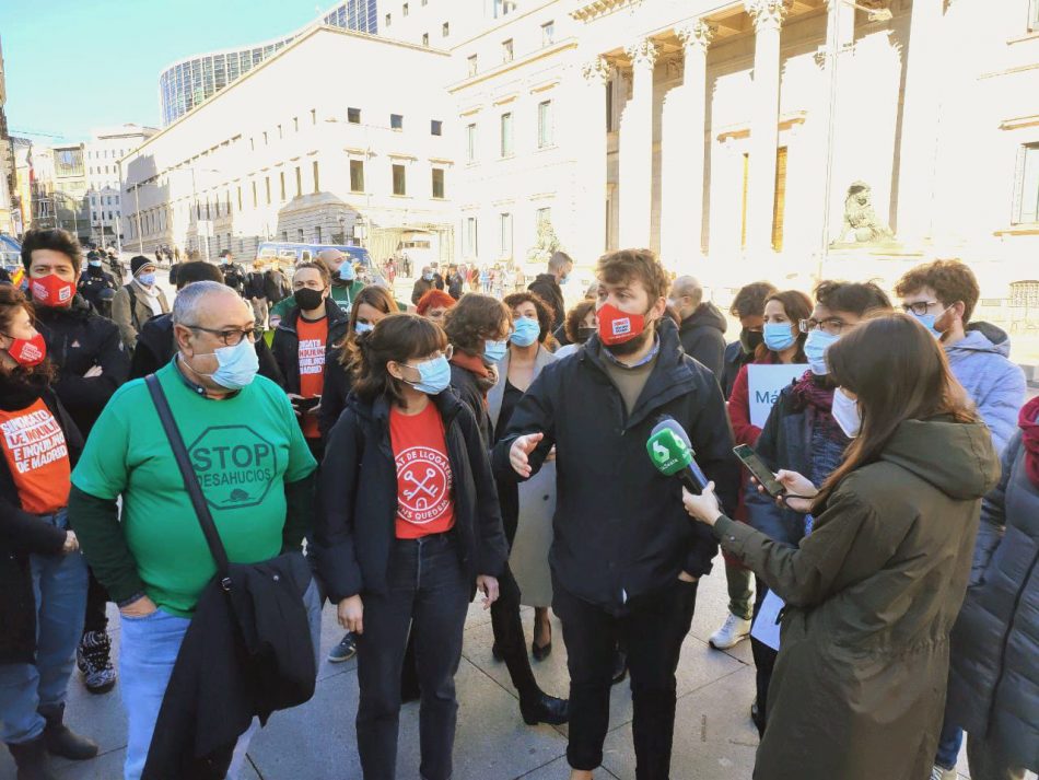 El Congreso rechaza la proposición de Ley de Garantía del Derecho a la Vivienda Digna y Adecuada con los votos de PSOE, PNV, PP, Vox y Ciudadanos