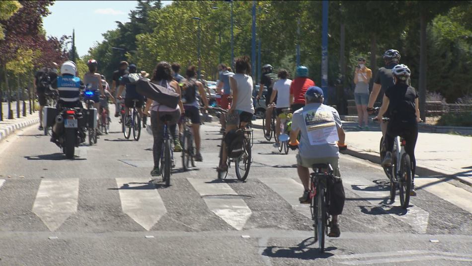 700 kilómetros de marcha ciclista de Valladolid a Bilbao en defensa de la movilidad sostenible