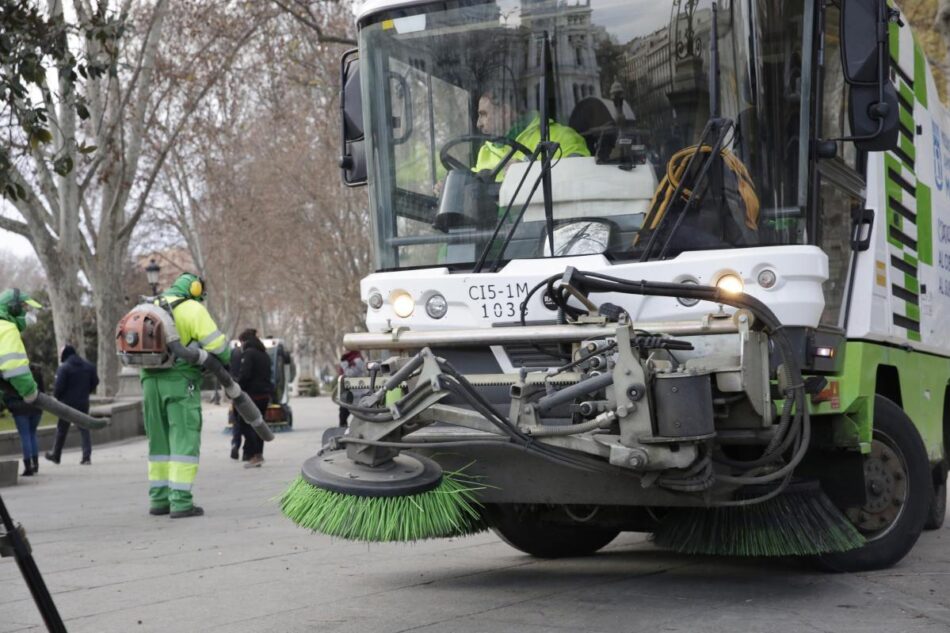 CCOO pide que no se retiren más barrenderos y barrenderas de día en Madrid