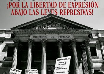 Convocada concentración el 19-F «Por la libertad de expresión, abajo las leyes represivas!»