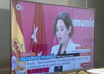 IU Madrid exige la dimisión de Ayuso, así como que una comisión de investigación que arroje luz sobre los contratos de la Comunidad a un amigo