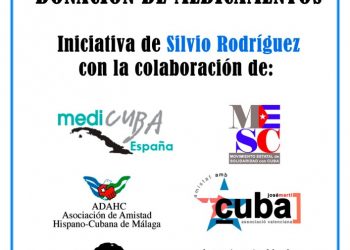 Carga de medicamentos para Cuba donados por Silvio Rodríguez: sábado 12 de febrero, San Fernando de Henares (Madrid)