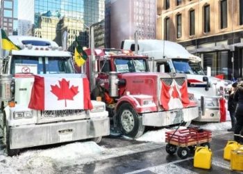 Bloqueo de camioneros canadienses antivacunas suma 11 días