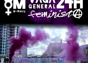 Vaga General Feminista convocada per la CGT de Catalunya el proper 8M