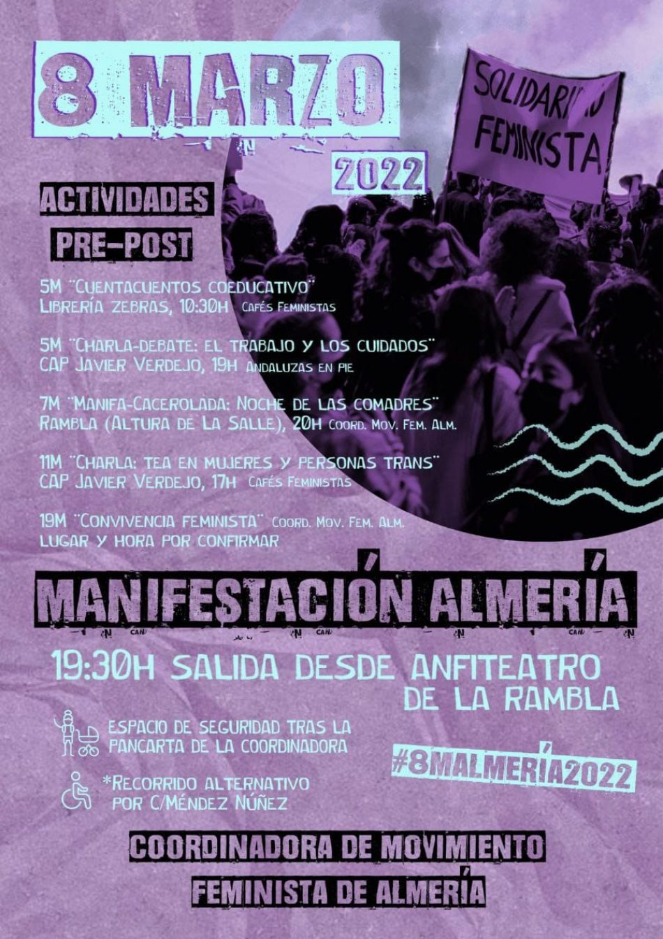 Los Verdes de Equo dan su apoyo a la manifestación feminista del 8M