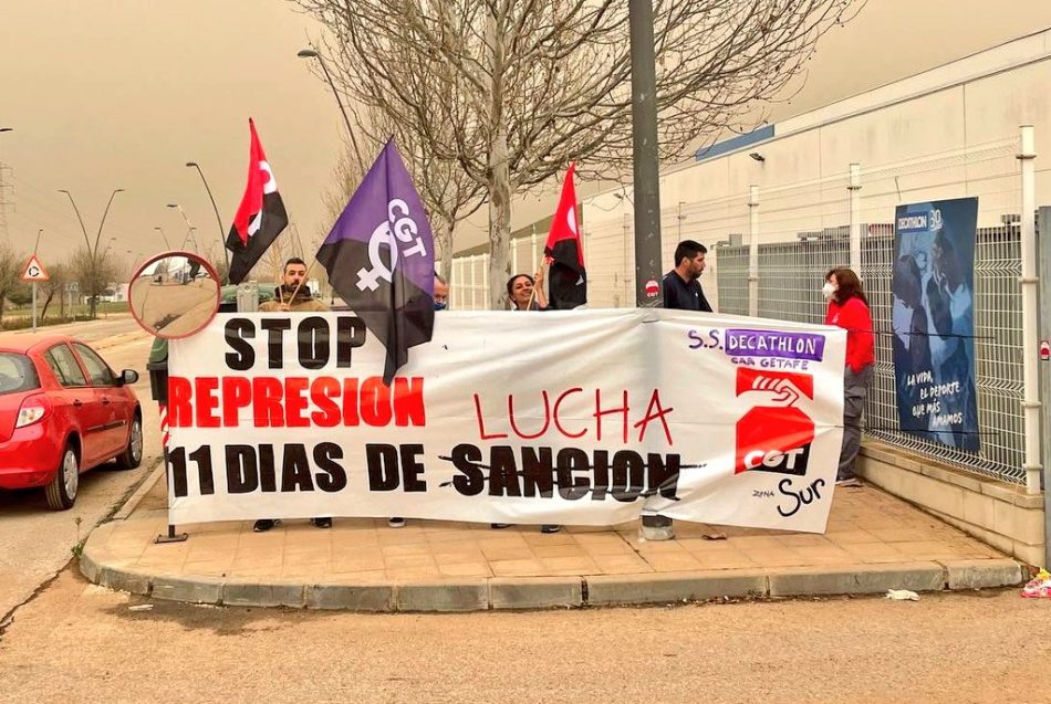 Decathlon sanciona a un miembro de la sección sindical de CGT