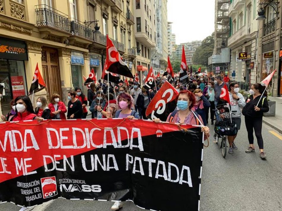 CGT considera insuficientes las medidas tomadas por el IVASS para reducir los casos de ansiedad y reclama mayores descansos para el personal