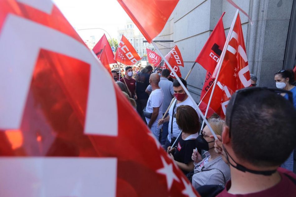 CCOO y UGT convocan una concentración por la muerte en accidente laboral de un trabajador en Pinto