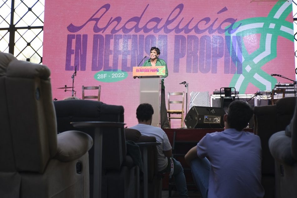 Teresa Rodríguez: “no vamos a esperar ni un minuto más a tener una fuerza andalucista en las próximas elecciones andaluzas, generales y europeas”