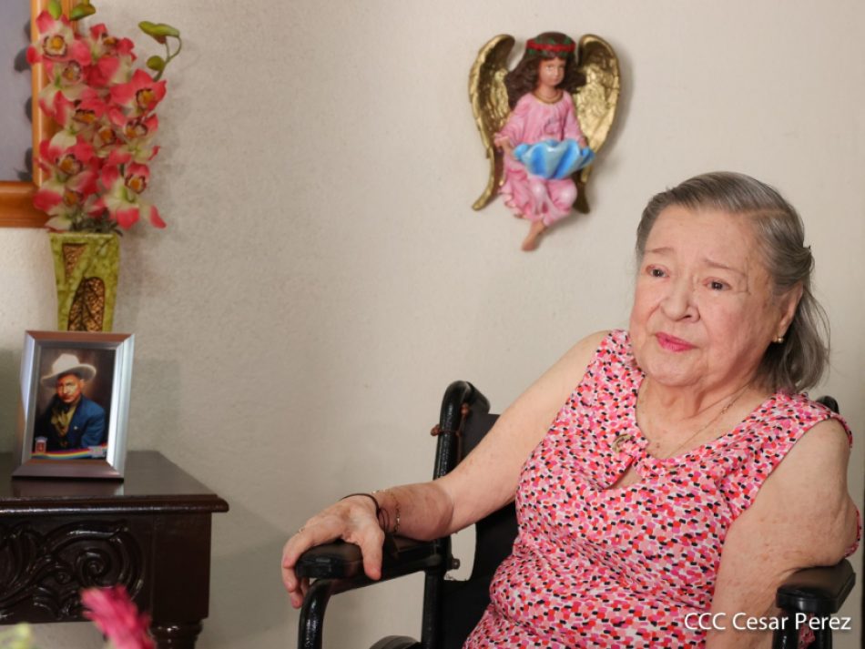 Blanca Segovia recuerda con mucho cariño al General Sandino Managua