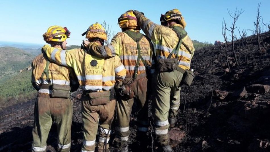 Compromís reclama condiciones dignas para las bomberas forestales