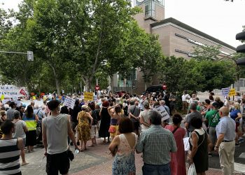 IU Madrid apoya la manifestación convocada frente a la Asamblea de Madrid por el personal de los SUAP