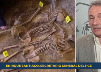 Enrique Santiago reclama a “los herederos del franquismo, PP y Vox” que “tengan generosidad con las víctimas del franquismo” y “dejen de poner inconvenientes a la nueva Ley de Memoria”