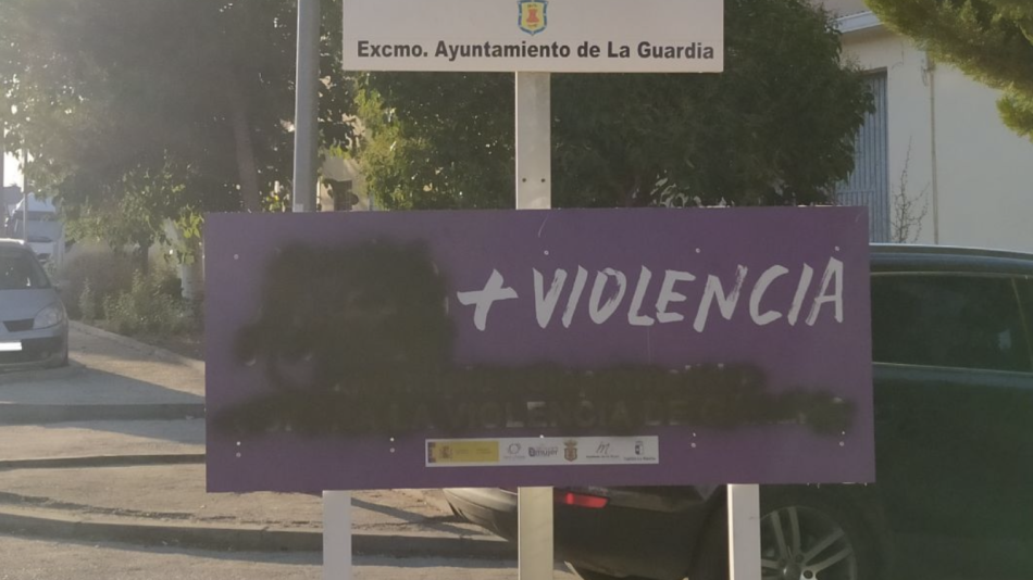 Podemos solicita que se investigue la vandalización de los carteles contra la violencia machista en el municipio toledano de La Guardia