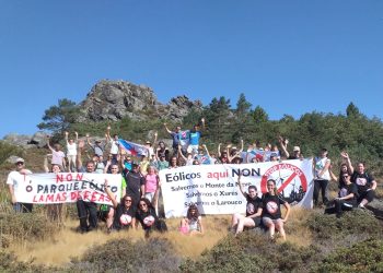 A oposición aos eólicos en Calvos de Randín colle músculo