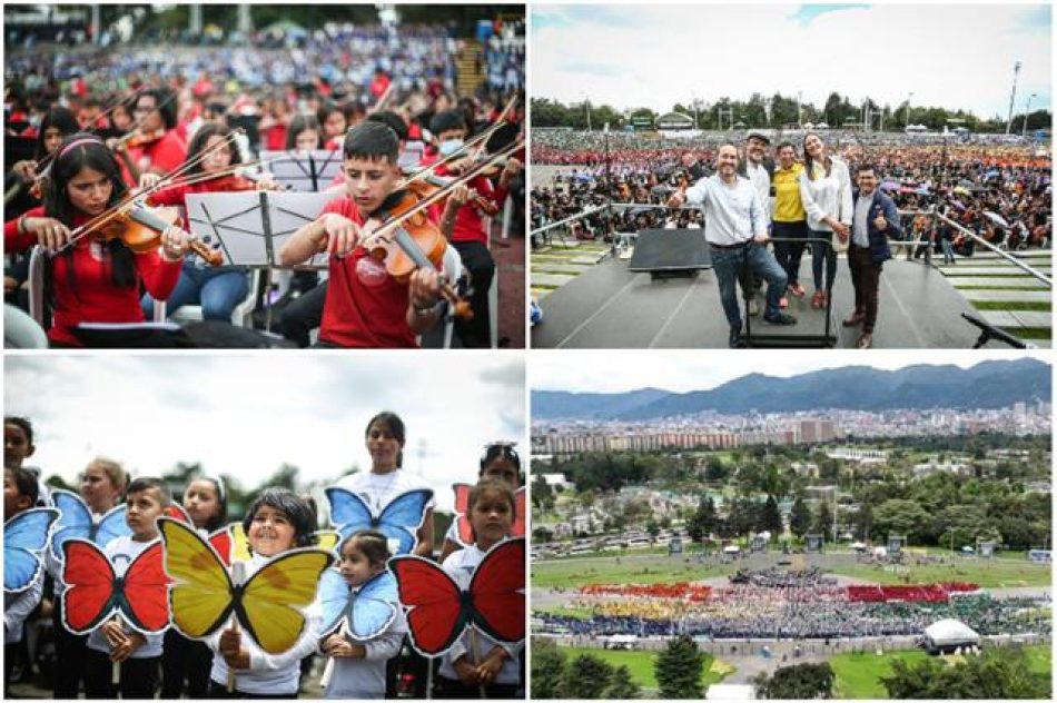 Orquesta de Colombia ofreció el Concierto más Grande del Mundo