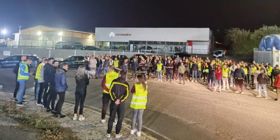 Seguimento maioritario na primeira xornada de folga por un convenio digno no siderometal da provincia de Ourense