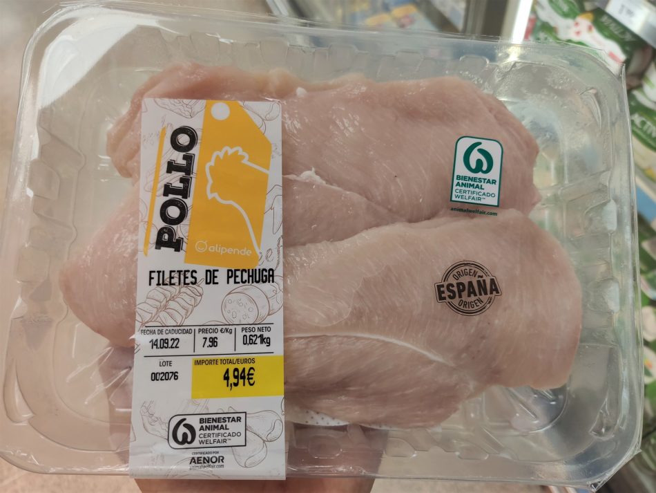 ¿Has visto estrías en el pollo del supermercado?