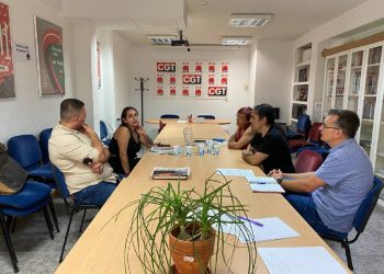 CGT recibe en Madrid a las sindicalistas condenadas en el caso de ‘La Suiza’ de Gijón