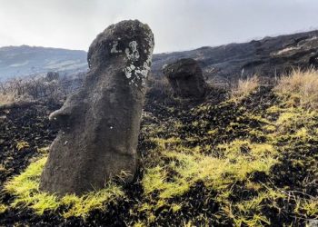 Consideran irreparable daño causado por un incendio al patrimonio de la Isla de Pascua