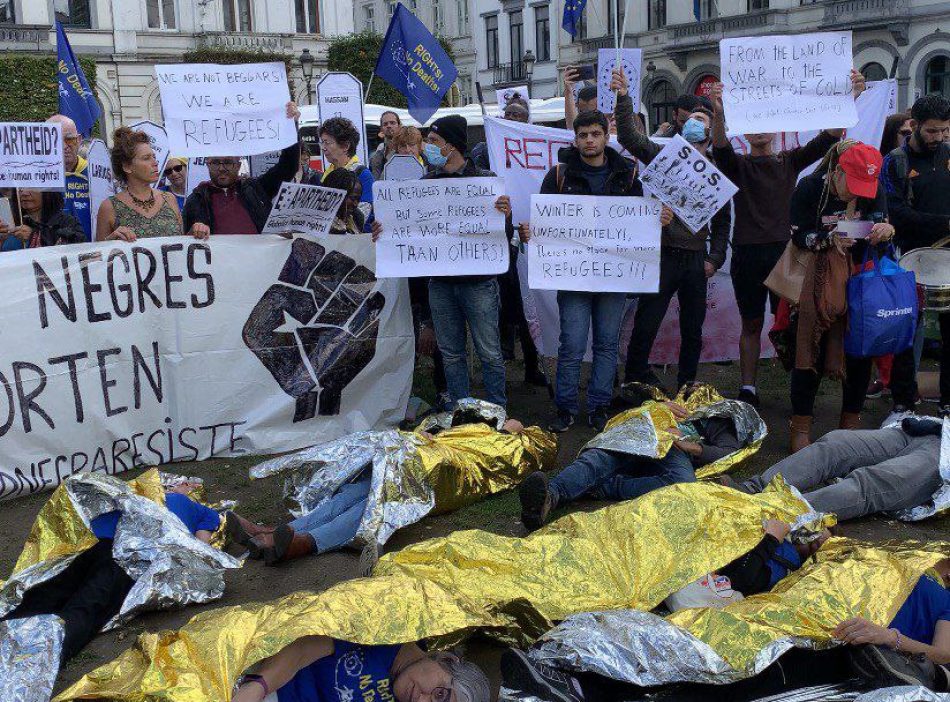 La Marcha a Bruselas finaliza con un llamamiento a fortalecer una estrategia y cambiar la relación de poder para hacer otra política migratoria en favor de los derechos humanos