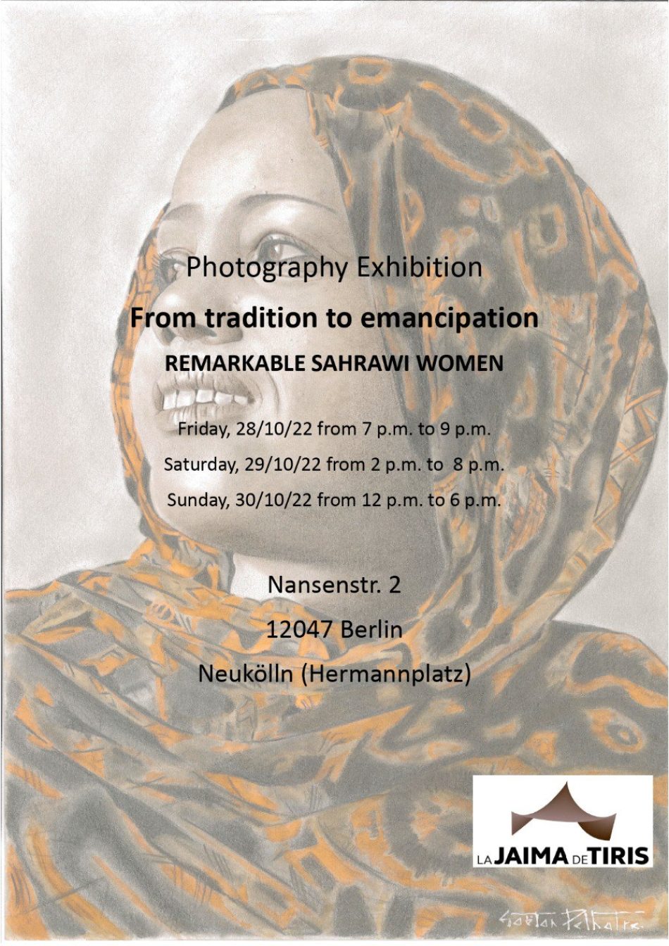 Una exposición de fotografía de mujeres saharauis pone rostro al Sáhara Occidental en Neukölln