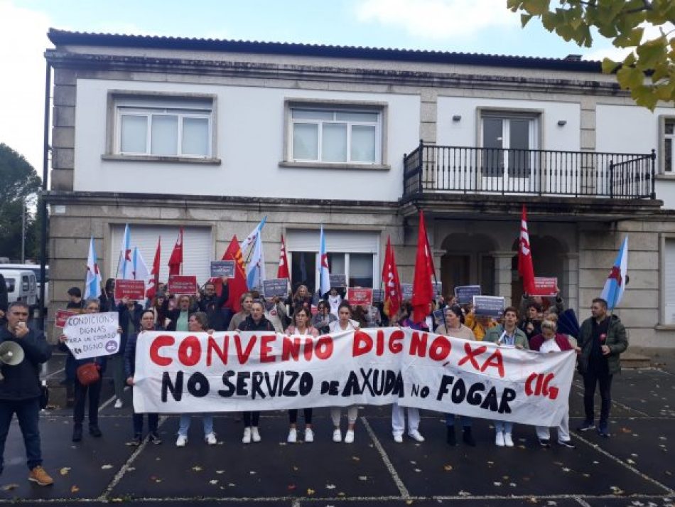 Traballadoras dos SAF de toda Galiza mobilizaranse este sábado día 5 en Santiago por un convenio digno