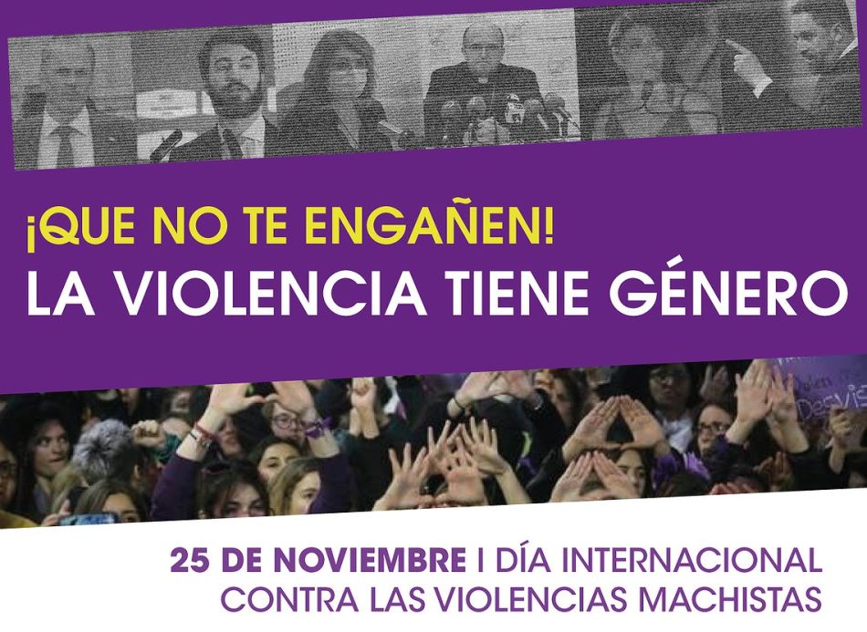 Manifiesto ante el 25N, Día Internacional contra las violencias machistas