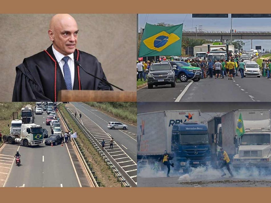 Ordenan identificar a líderes de bloqueos de carreteras en Brasil