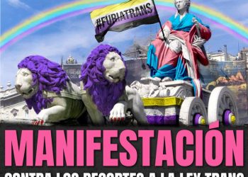 La Federación Plataforma Trans convoca una manifestación contra las enmiendas del PSOE a la Ley Trans, el 12-N en Madrid