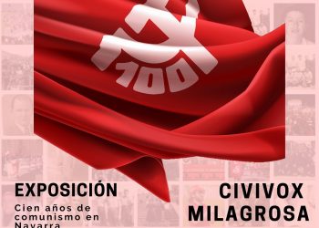 El PCE celebra el próximo lunes su fundación con una visita guiada a la muestra que acoge el civivox Milagrosa sobre el comunismo en Navarra