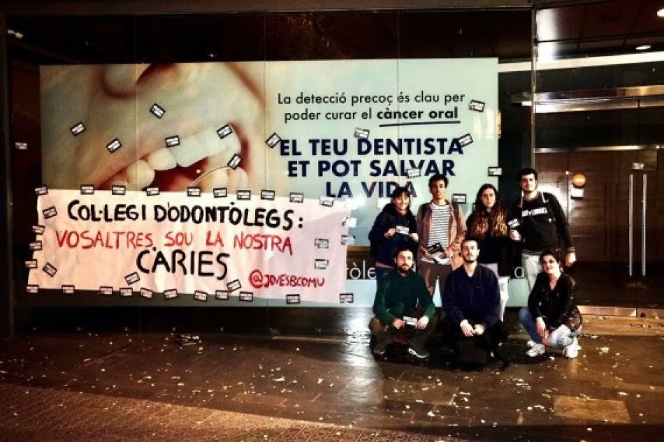 “Col·legi d’Odontòlegs i Estomatòlegs de Catalunya: Vosaltres sou la nostra càries”