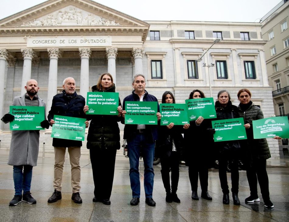 SATSE responsabiliza a la ministra de Sanidad y al PSOE del “secuestro” de la Ley de Seguridad del Paciente